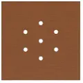 Creative Cables Rose-one System Square Cvfq207f108 Satin Copper Dibond Panel