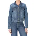 Pepe Jeans Pepe Jeanstil kvinder. PL40243044F0 Blå smal jakke (S), Casual, Bomuld, Denim