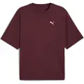 Puma WARDROBE ESS Boxy Tee Men, Clothing, Ruby Shimmer, L