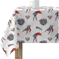 Play Fabrics Lamineret Superman Voksdug Med Pletbestandig Overflade 300x 140 Cm