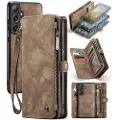 CASEME Samsung Galaxy S24 Caseme 008 2-i-1 Multifunktionel Pung - Brun