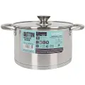 Quttin Stål Induktionsgryde Med T Hermes 22 Cm