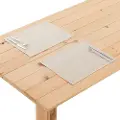 Belum Pakke Med Vandafvisende Pletbestandig 100% Linnedug 45x35 Cm 2 Enheder