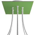 Creative Cables Kroq206f116 Rose-one Square Green Meadow Rose-sæt