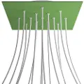 Creative Cables Kroq4015f116 Xxl Rose-one Square Grøn Eng Rose Sæt