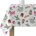 Muare Merry Christmas Pletbestandig Dug 200x139x12 Cm