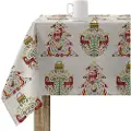 Muare Merry Christmas Pletbestandig Dug 200x139x12 Cm