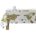 Belum Konfetti Verdenskort Harpiksdug 140x140 Cm