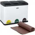 Wellhome 45l 20x20l Genbrugsbeholder 3 Enheder