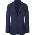 Hackett Londontil mænd. HM443343 Americana Texture marineblå (42/32), Casual, Klassisk, Polyester, Lange ærmer, Bæredygtig