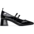 Xti Xtitil kvinder. 14425504-NEGRO Sko 144255 sort (40), 3-5 cm, Spænder, Casual, Party, Klassisk, Patentlæder