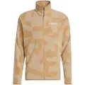 Adidas Terrex Multi Printed Fleecejakke Med Fuld Lynlås