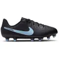 Nike Jr. Tiempo Legend 10 Academy Low top-fodboldstøvler til flere underlag til mindre/større børn - sort