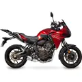 Leo Vince Lv One Evo Yamaha Ref:14251ek Stainless Steel&carbon Slash Cut Homologeret Fuldlinjesystem
