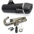 Leovince Nero Husqvarna 701 Supermoto/enduro/lr 21-22 Ref:14075k Stainless Steel&carbon Homologeret Fuldlinjesystem