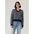 Levi's Levi'stil kvinder. 0037O-0004 Reese marineblå trøje (S), Casual, Bomuld