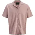 Jack & Jones Leo Jacquard Resort Kortærmet Skjorte