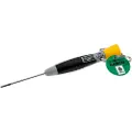 Bahco Rustfrit Stål Slidseskruetrækkere Med Præcisionsgreb Og Ring 0.4 Mmx2.5 Mmx50 Mm