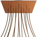 Creative Cables Kroq4014f108 Xxl Rose-one Square Satin Copper Rose Kit