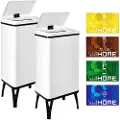 Wellhome Smarte Skraldespande 50l 2 Enheder