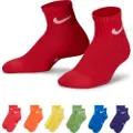 Nike Dri-FIT Performance Basics-kvartstrømper til mindre børn (6 par) - multifarvet