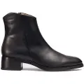 Wonders Wonderstil kvinder. D-1801 Bonjour ankelstøvler i læder, sort (36), 3-5 cm, Lynlås, Casual
