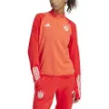 Adidas Fc Bayern Munich 23/24 Træning Genser Med Halv Lynlås Til Kvinder