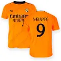 Real Madrid 24/25 Mbappe Væk Junior T-shirt Med Korte ærmer