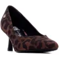 Xti Xtitil kvinder. 14470401-LEOPARDO Sko 144704 brun (38), Stof, 5-8 cm, Ingen, Casual, Party, Dyreprint, Klassisk