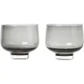 Blomus Vandglas FLOW, sæt med 2 stk, 220 ml, røg, Blomus