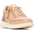 Carmela Carmelatil kvinder. 16243003-BEIGE Sneakers i læder 162430 beige (39), 3-5 cm, Lynlås, Casual