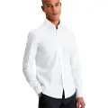 Calvin Klein Twill Easy Care Slim Fit Skjorte Med Lange ærmer