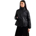 Armani Exchange AIX Armani Exchangetil kvinder. XW000213AF10852FC040 Tonal jakke sort (S), Casual, Polyester