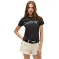 Superdry Core Logo City Fitted T-shirt Med Korte ærmer