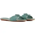 Armani Exchange AIX Armani Exchangetil kvinder. XDP055XV92101817 Grønne flade sandaler (35), Fast, Ingen, Casual