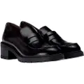 Wonders Wonderstil kvinder. D-1401_2763_5792 Evoclub 01 Mokkasiner i læder, sort (37), 3-5 cm, Ingen, Casual, Party, Klassisk