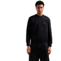 Armani Exchange AIX Armani Exchangetil mænd. XM000491AF13047UC001 Sweatshirt med rund hals, sort (S), Casual, Sport, Bomuld, Multisport