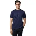 Hackett London Hackett Londontil mænd. HM5000019 Logo Classic Fit T-shirt navy (L), Casual, Bomuld, Korte ærmer, Blå