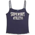 Superdry Ath Ess Graphic Pointele ærmeløs T-shirt