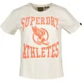 Superdry Varsity Flocked Fitted T-shirt Med Korte ærmer