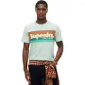 Superdry Terrain Logo Stripe Relxed T-shirt Med Korte ærmer