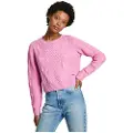 Pepe Jeans Pepe Jeanstil kvinder. PL702172 Inma Rosa-sweater (L), Casual, Pink, Bomuld