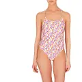 Emporio Armani Emporio Armanitil kvinder. EW000797_AF12190 Logomania lyserød badedragt (XS), Pink, Badetøj, Polyester