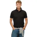 Superdry Superdrytil mænd. M1110438A City piqué polo shirt sort (XXL), Casual, Bomuld, Korte ærmer