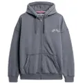 Superdry Athletic Ess Oversized Sweatshirt Med Lynlås
