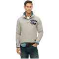 Superdry Vintage Athletic Half Button Sweatshirt