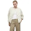 Ecoalf ECOALFtil kvinder. MCWGAJKMUSA00987S25-223 Musa jakke hvid (XL), Casual, Genanvendt polister, Bæredygtig