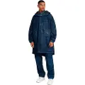 G-Star G-Starunisex. D26399-D317-H274 Rembrandt Denim Parka blå (M), Casual, Økologisk bomuld, Bæredygtig