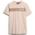 Superdry Venue Logo Stripe Relaxed T-shirt Med Korte ærmer