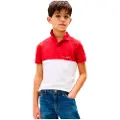 Tommy Hilfiger Colourblock Mini Cropped Kortærmet Polo